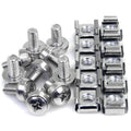 M6 Server Rack Screws and Cage Nuts (10-Pack)