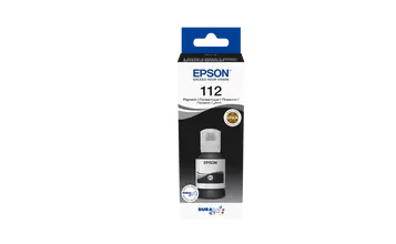 Epson 112 Black Ink Bottle 127ml For L6580 L15150 L15160