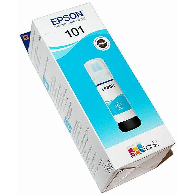 Epson 101 Cyan Ink Bottle 70ml EcoTank L4150 L6160 L6170