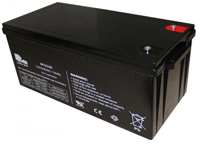 Deep Cycle AGM Battery 200Ah 12V Heavy Duty 6FM200ZX