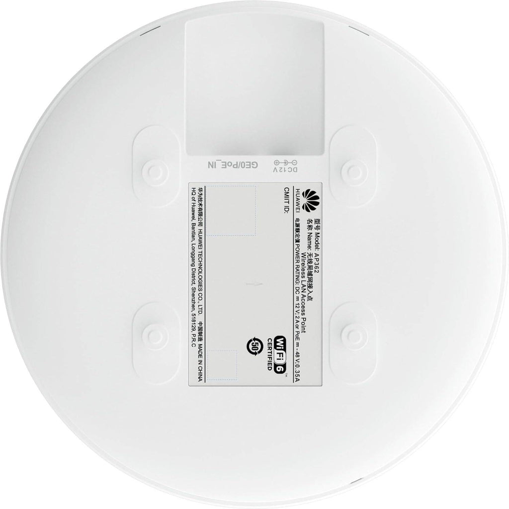 Huawei AP362 Wi-Fi 6 Dual-Band Indoor Access Point | 2x2 MU-MIMO
