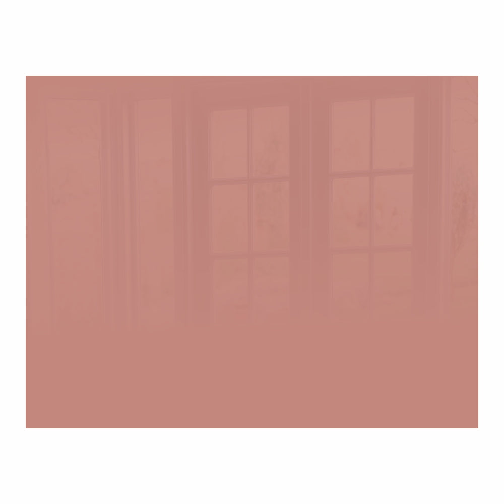 DECORATIVE GLASS WALL TILE 898MM X 700MM ROSE GOLD