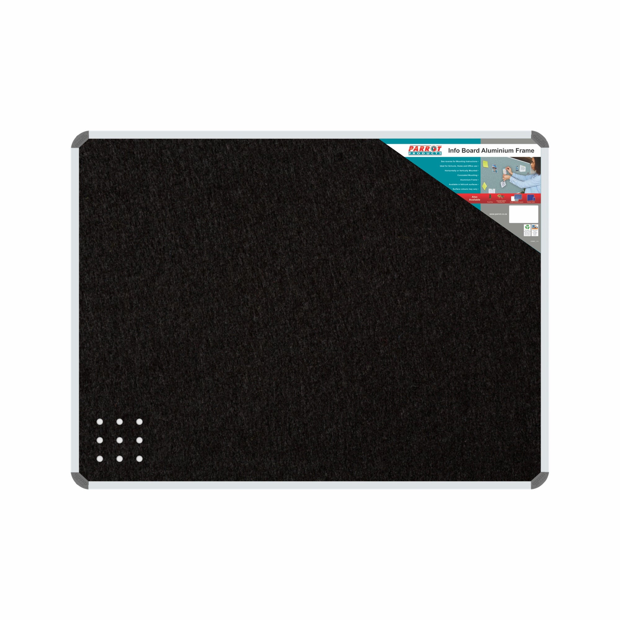 Info Board (Aluminium Frame - 1200*900mm - Black)