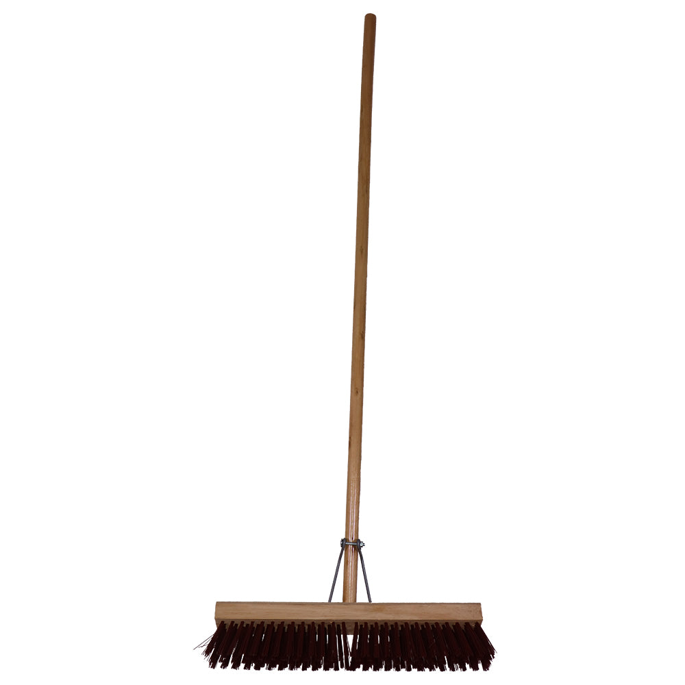 Janitorial Platform Broom Brown 450mm (18")