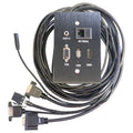 ADAPTOR - WALL BOX FEMALE HDMI, VGA, AUX , ETHERNET, USB A PORT