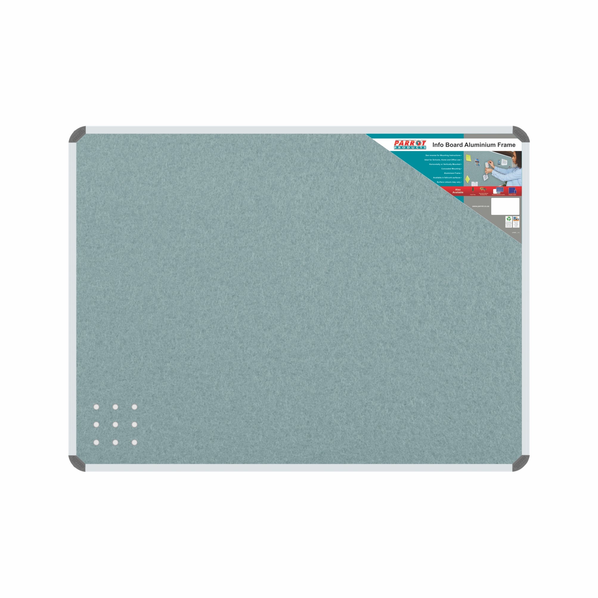 Info Board (Aluminium Frame - 1200*900mm - Grey)