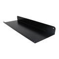 Slatted Panel Steel Shelf  1200mm Black Architectural Wall Shelf