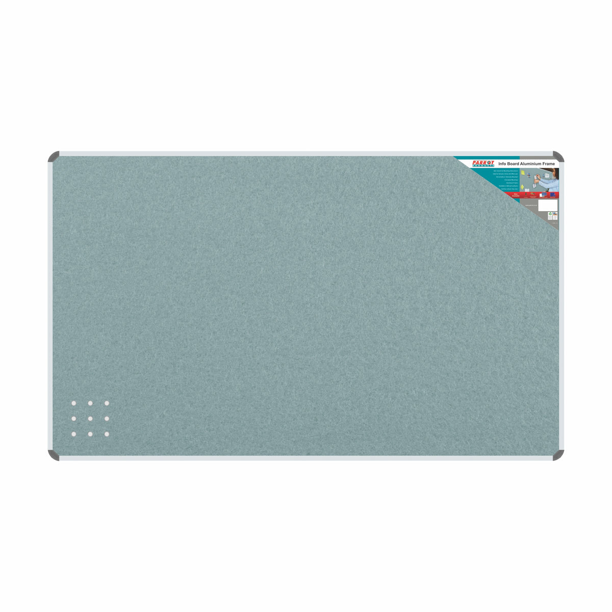 INFO BOARD ALUMINIUM FRAME 1800*1200MM GREY