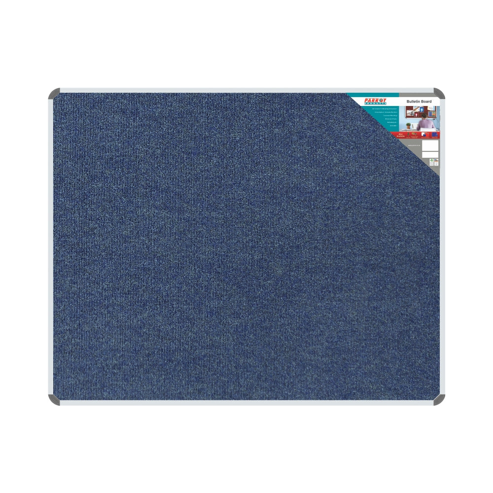 BULLETIN BOARD RIBBED ALUM FRAME 1500*1200MM DENIM Aluminium Frame