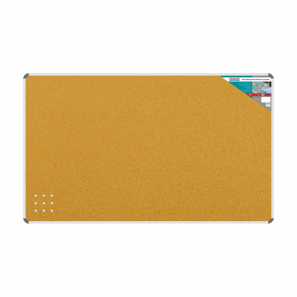Info Board (Aluminium Frame - 1500*1200mm - Beige) 1500x1200mm Info Board - Parrot at JATA KZN Durban