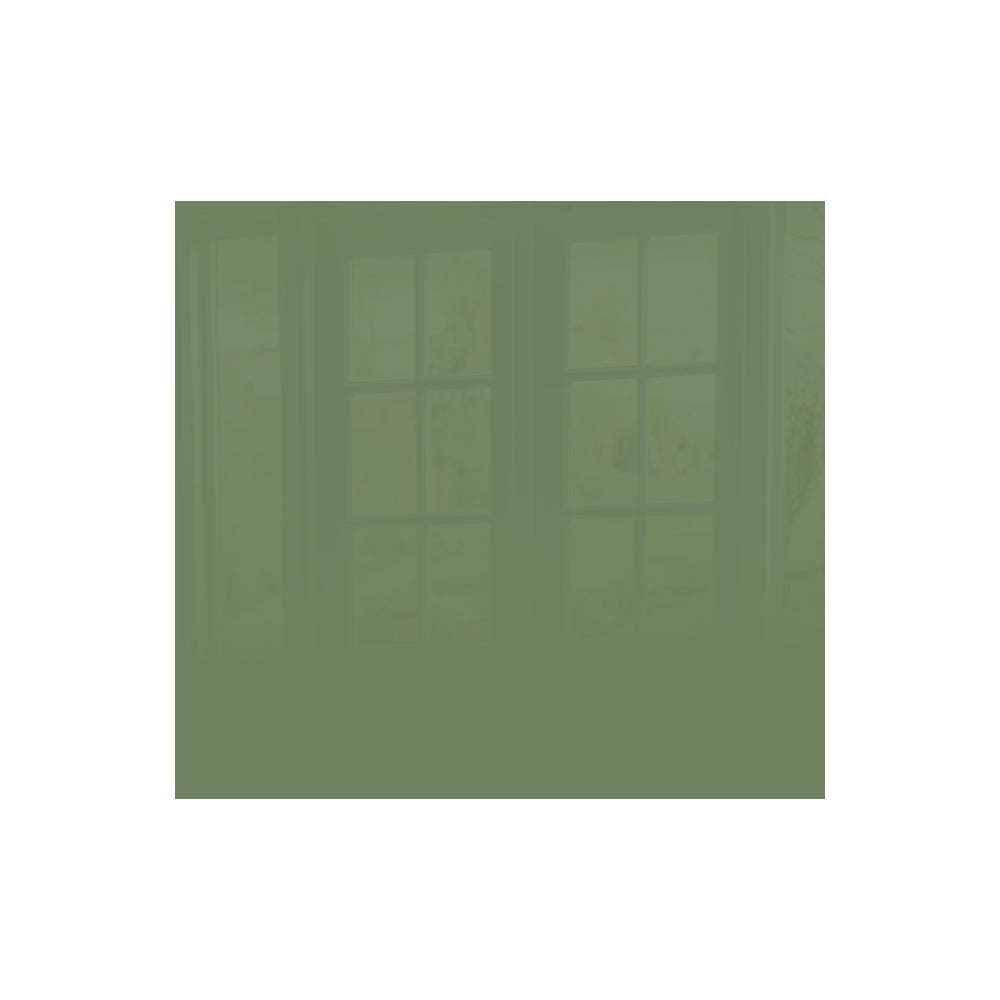 DECORATIVE GLASS WALL TILE 598MM X 650MM RESEDA GREEN