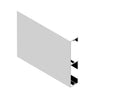 SIGN FRAME ALUM EXTRUSION MODULAR CENTRE 3600mm