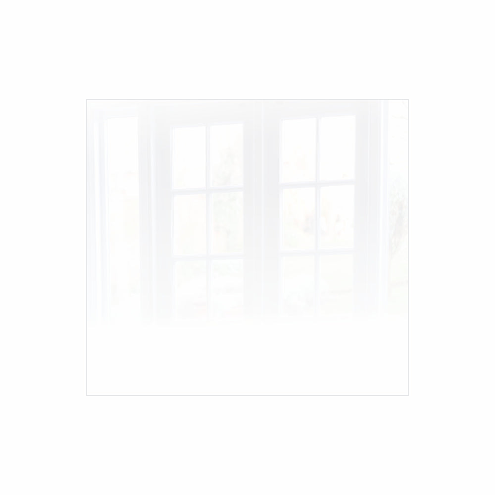 DECORATIVE GLASS WALL TILE 598MM X 650MM WHITE RAL9010