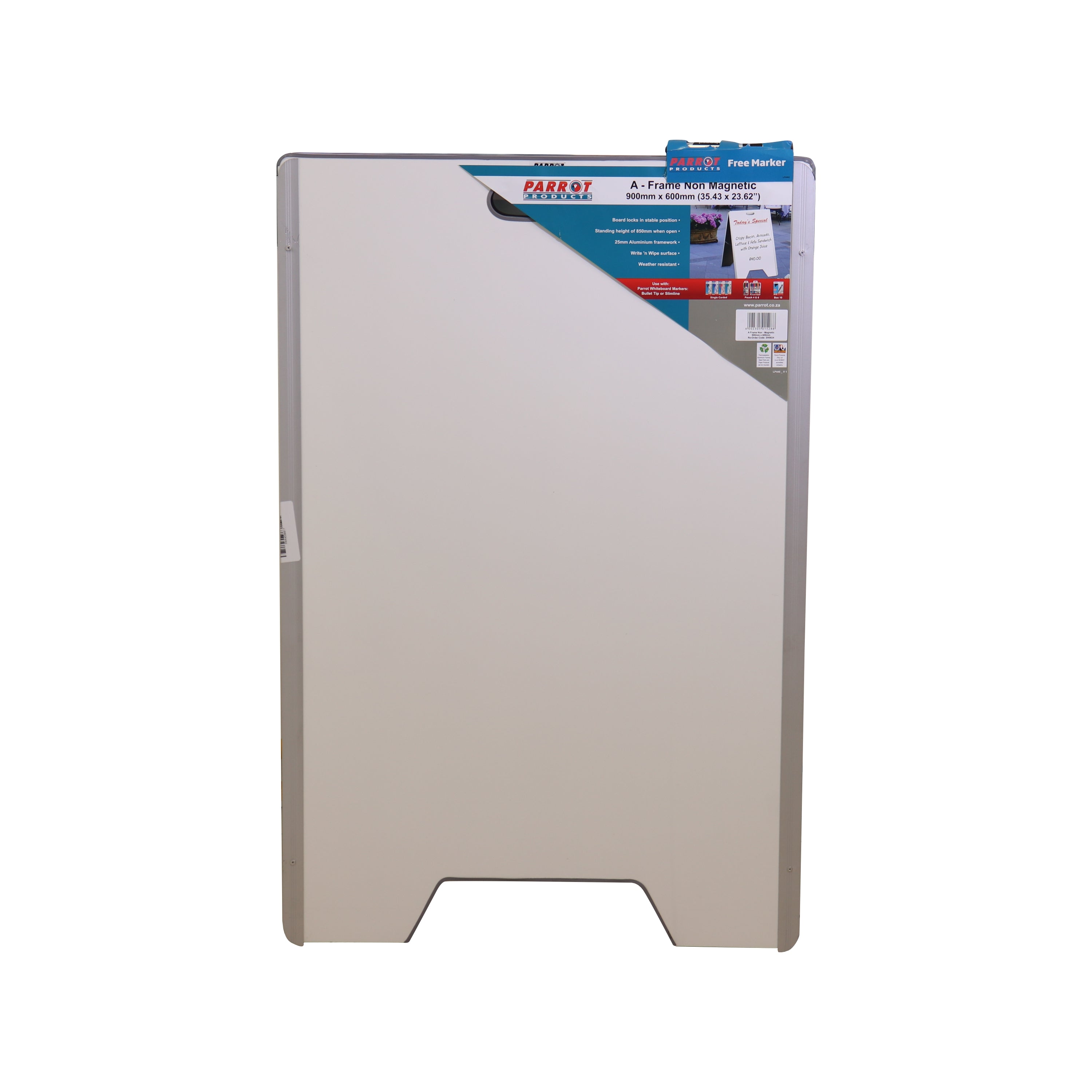 A-Frame Whiteboard (Non Mag Steel Frame 900*600mm)