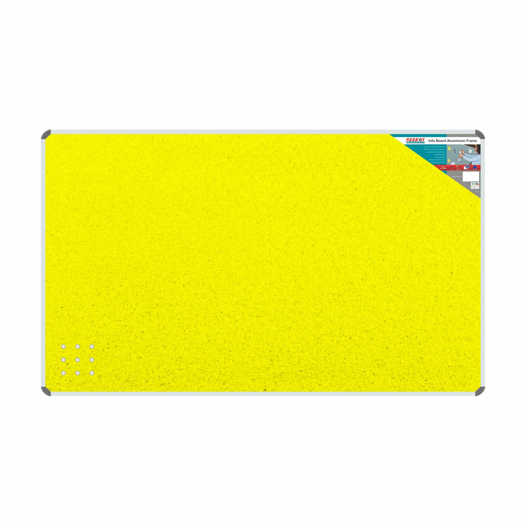 Info Board (Aluminium Frame - 2000*1200mm - Yellow)