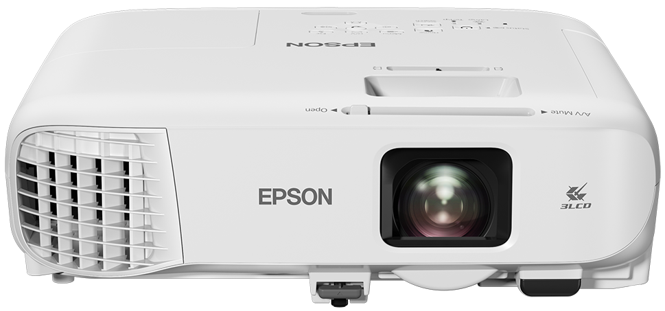Epson 4200lm WXGA Projector 1280x800 16x10 USB VGA HDMI White