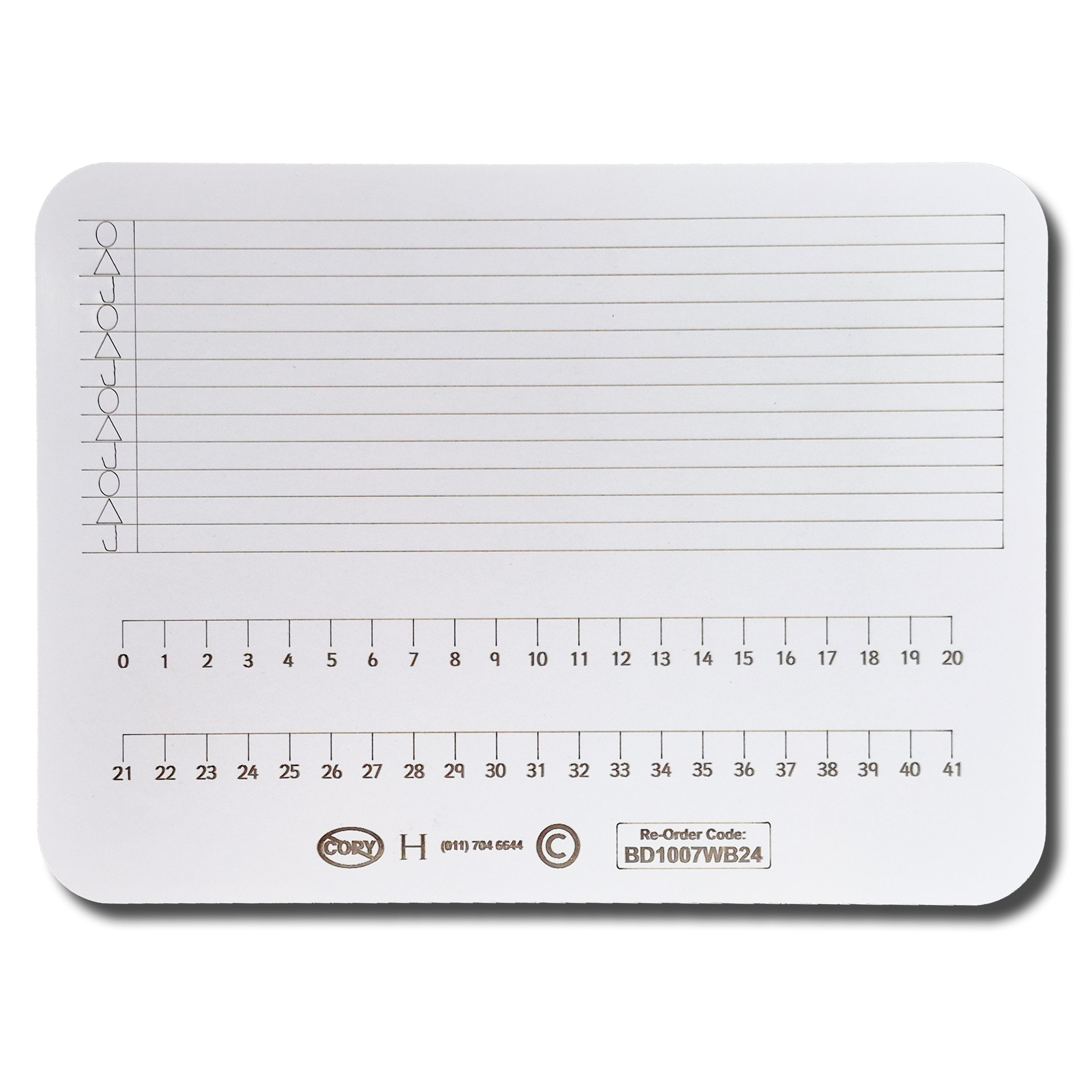 WRITING SLATE MARKER BOARD DOUBLE SIDED WB24 297X210MM PACK OF 10