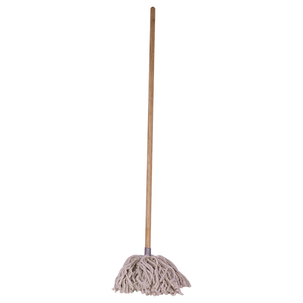 Janitorial Mega Mop Metal Socket 25mm Pine Handle 400g 25mm Janitorial Supply - Parrot at JATA KZN Durban
