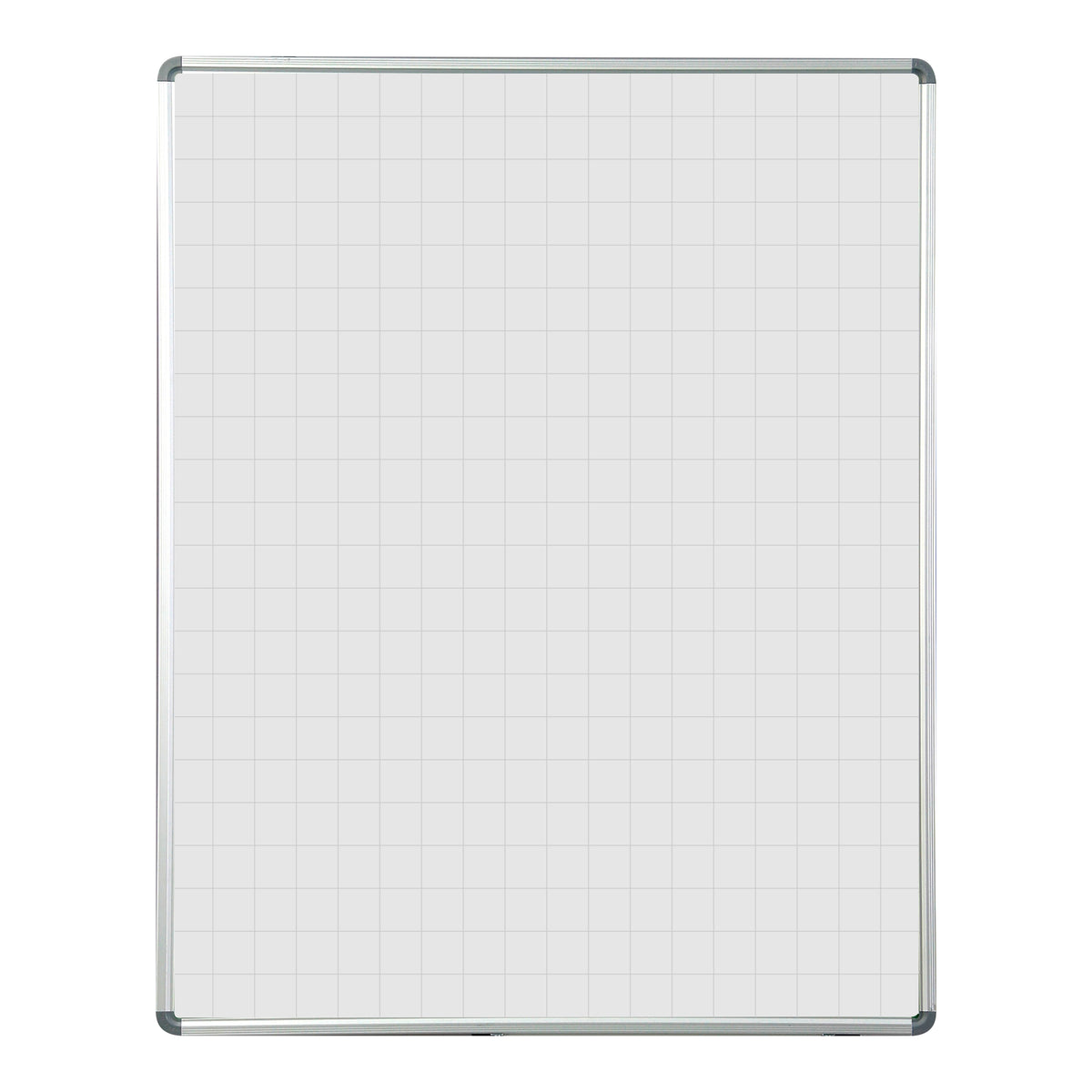 EDUCATIONAL BOARD S/LEAF 1220*910 MAG WHITEBOARD GREY SQUARES 1 SIDE