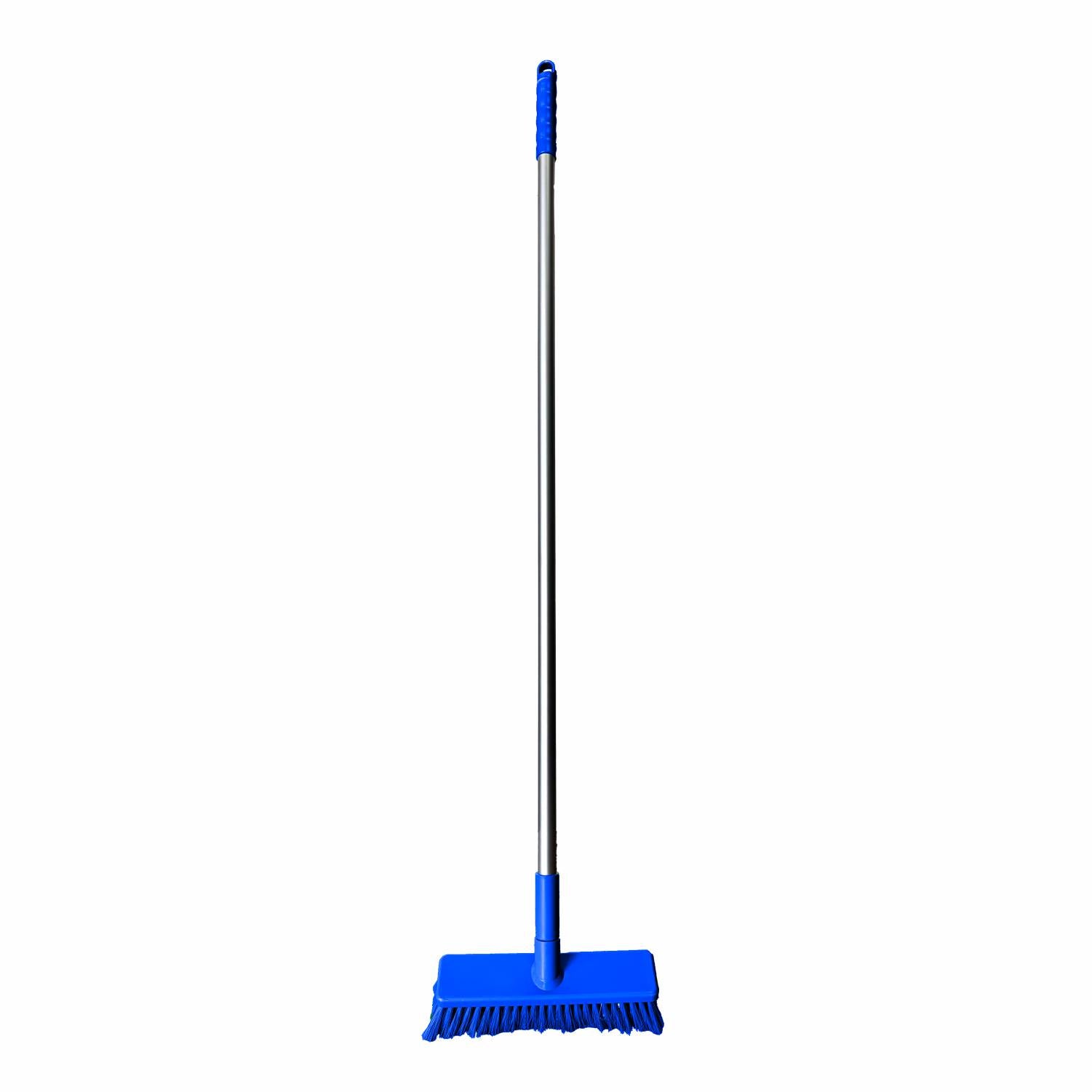 HACCP Hard Bristle Broom  Blue Commercial Cleaning Broom
