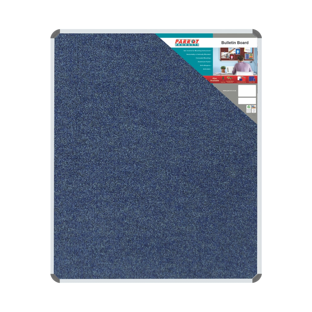 BULLETIN BOARD RIBBED ALUM FRAME 1200*1000MM DENIM Aluminium Frame