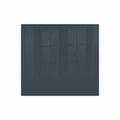 Decorative Glass Wall Tile (598 X 650 X 6mm) Grey Blue