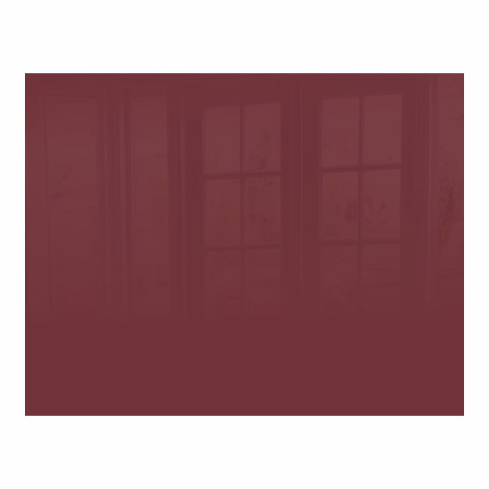 DECORATIVE GLASS WALL TILE 898MM X 700MM PURPLE RED