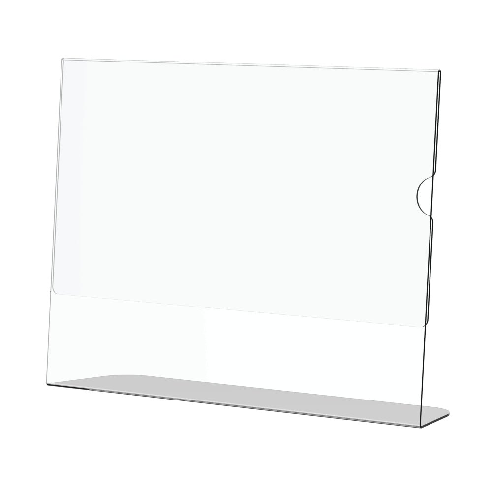 MENU HOLDER ACRYLIC SINGLE SIDED A4 LANDSCAPE - BOX 5