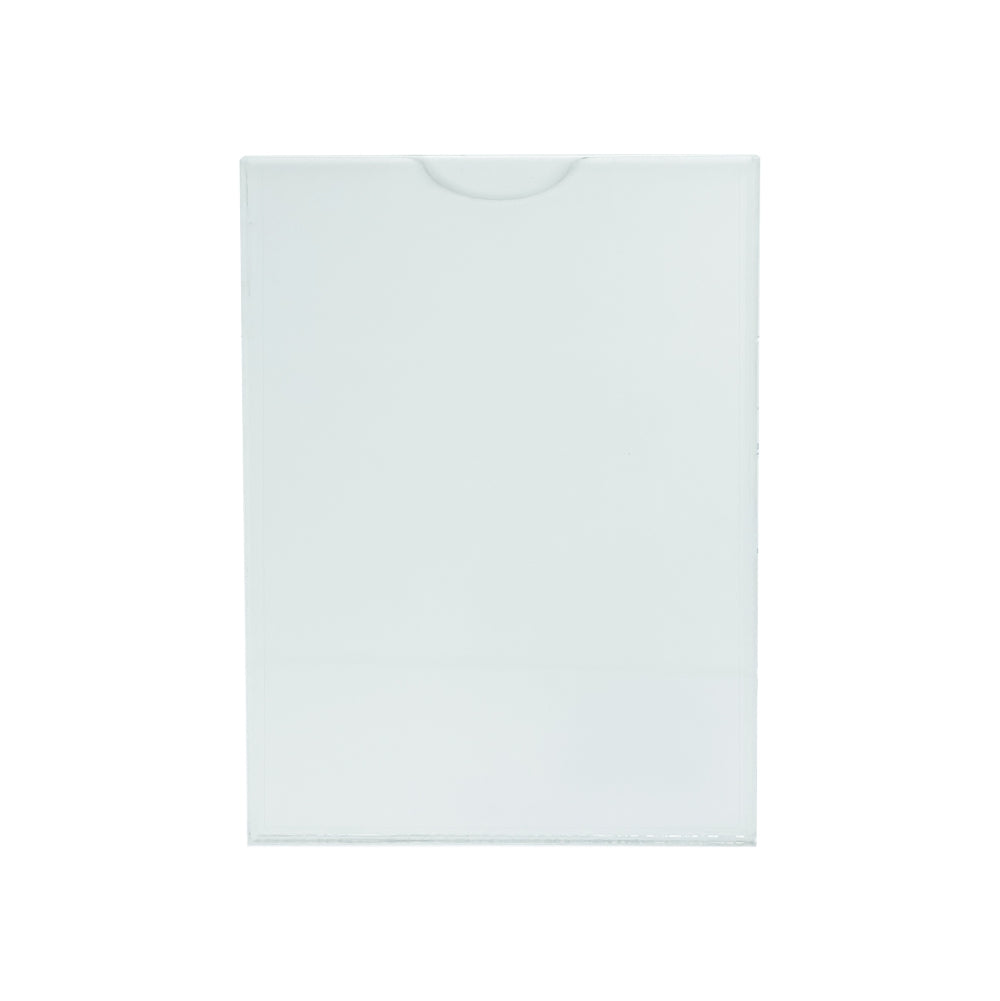 Perspex Pocket (Clear/White Backing A4)