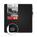 WHITEBOARD TILE MAGNETIC 355x355mm BLACK