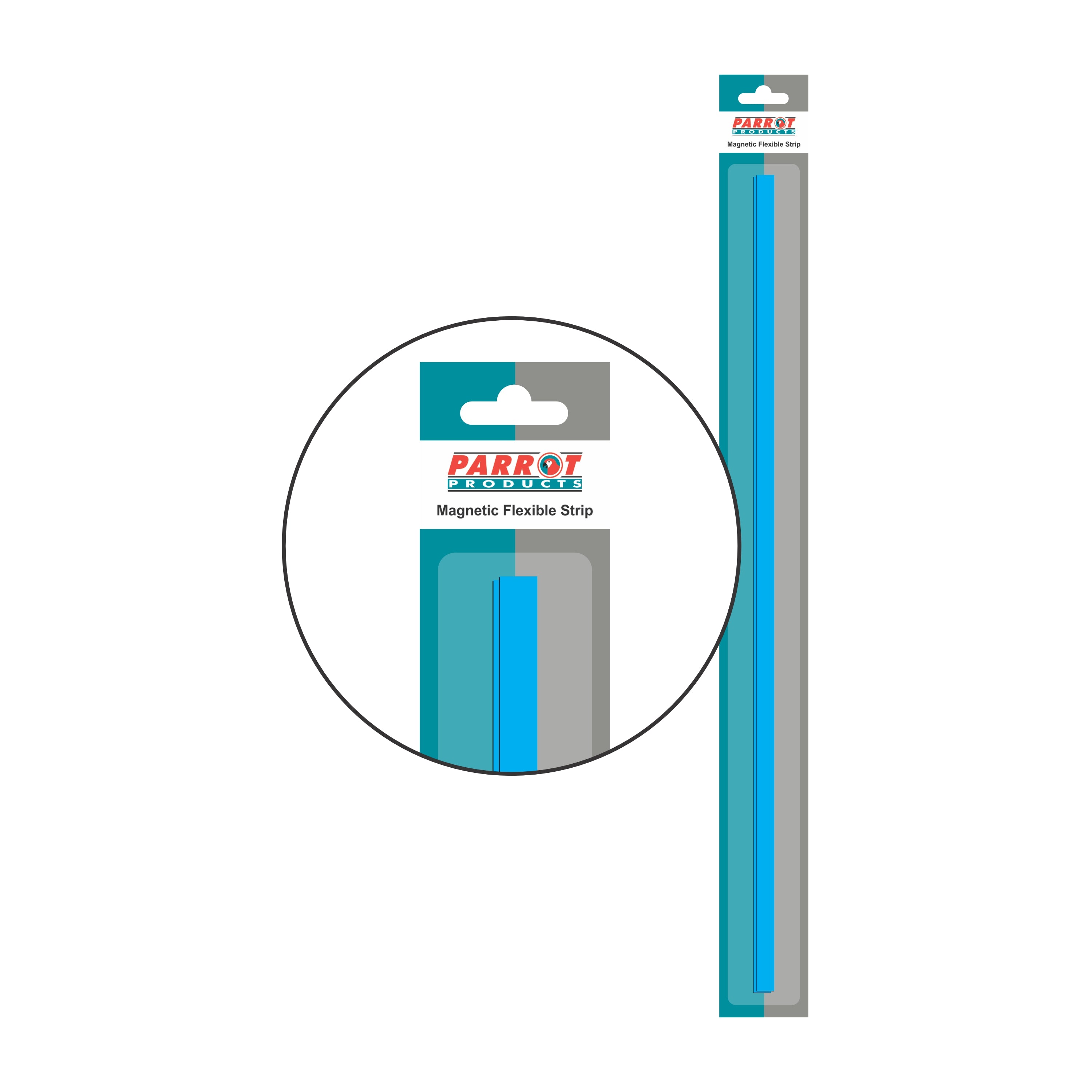 Magnetic Flexible Strip (1000*10mm - Blue)