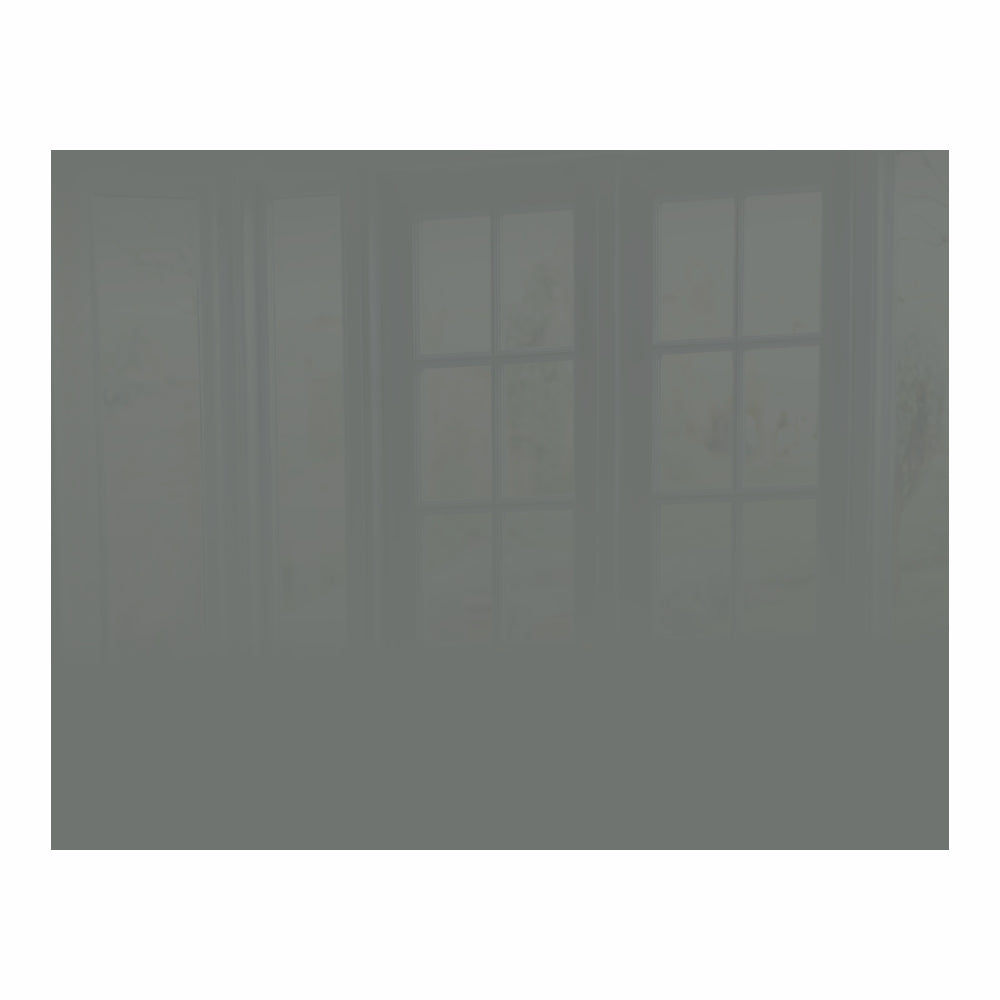 DECORATIVE GLASS WALL TILE 898MM X 700MM MOUSE GREY