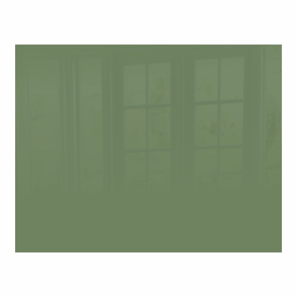 DECORATIVE GLASS WALL TILE 898MM X 700MM RESEDA GREEN