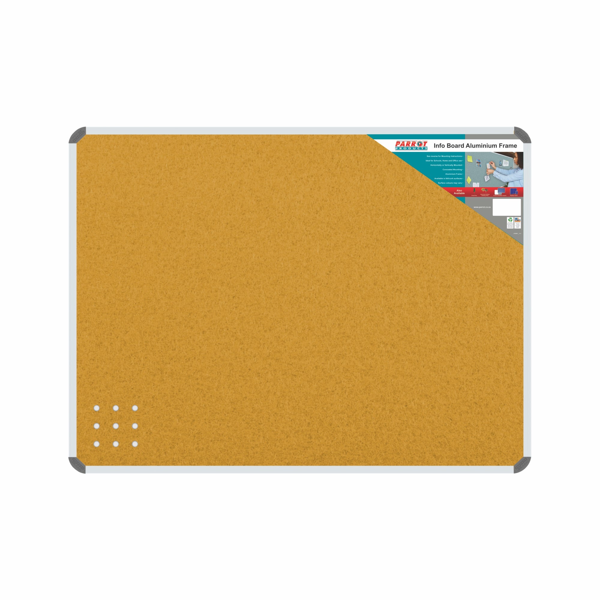 Info Board (Aluminium Frame - 900*600mm - Beige)