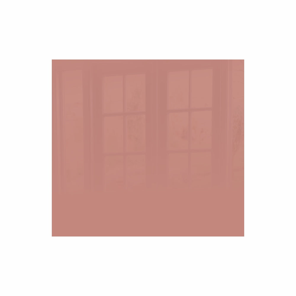 DECORATIVE GLASS WALL TILE 598MM X 650MM ROSE GOLD