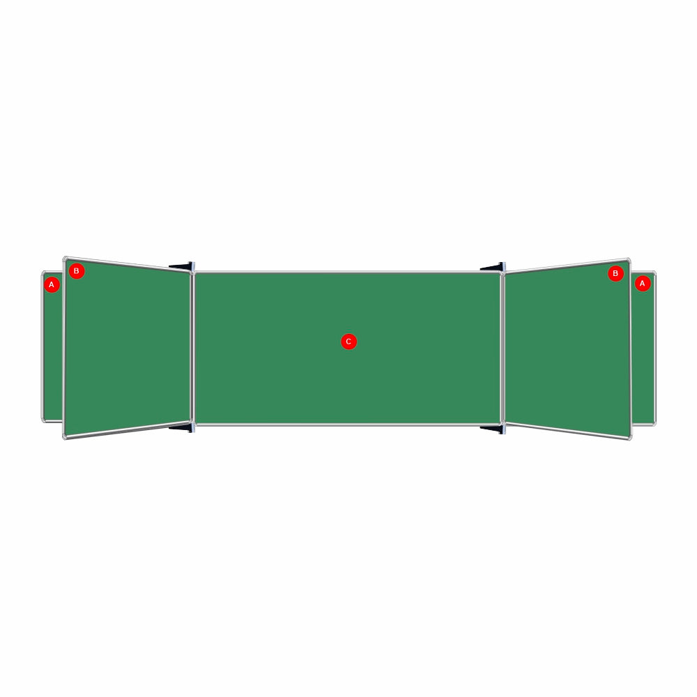 Educational Board Non-Magnetic Chalkboard (2420*1220 - Centre Panel - Option C)