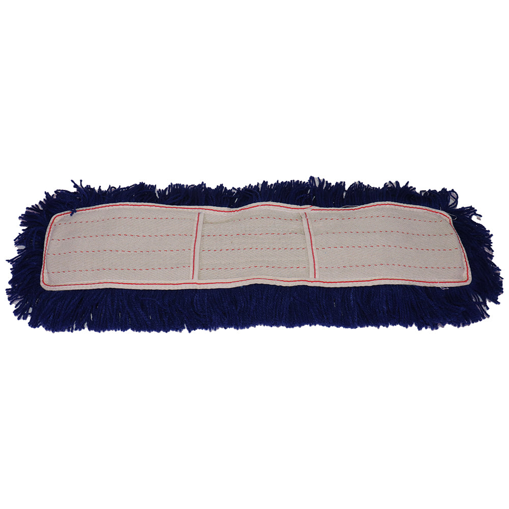 Janitorial Dustmop Sweeper Sleeve Blue Acrylic 60cm