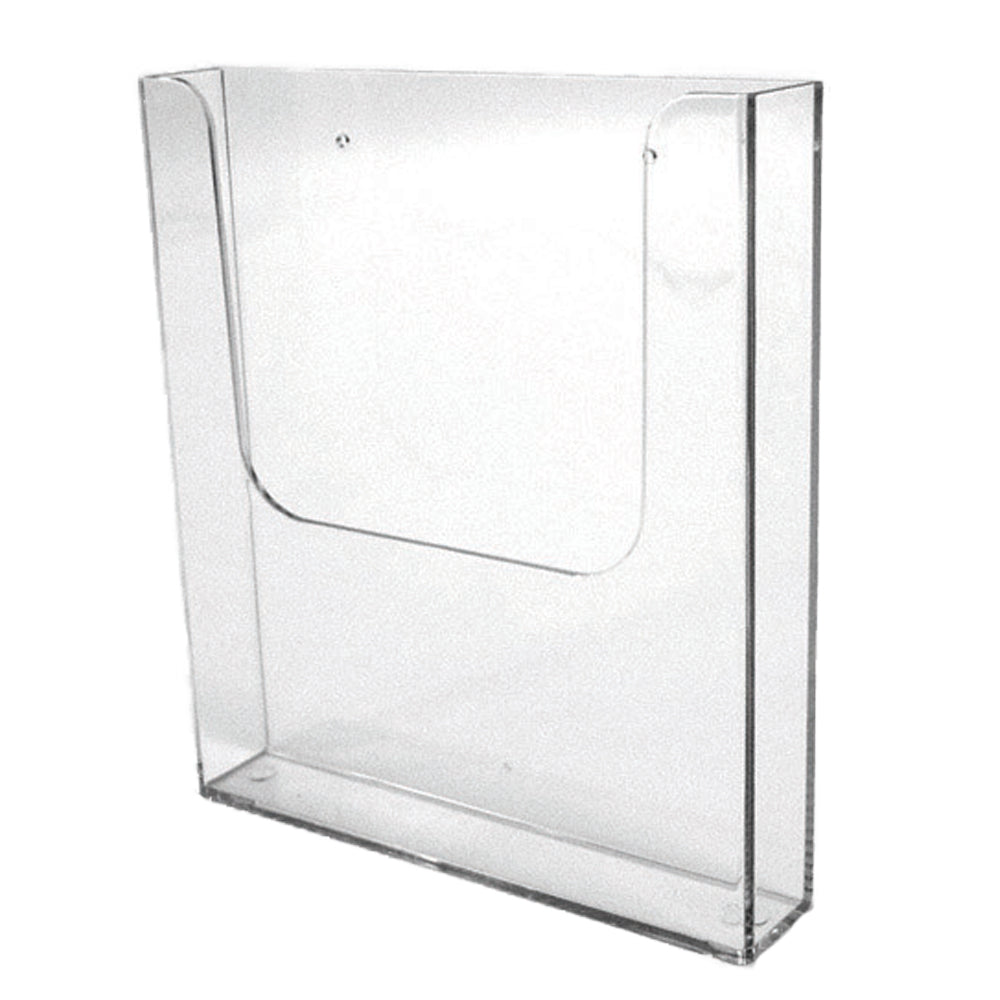 BROCHURE HOLDER ACRYLIC WALL MOUNTABLE A4 Menu Holder