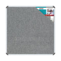 BULLETIN BOARD RIBBED ALUM FRAME 900*900MM LAUREL Aluminium Frame