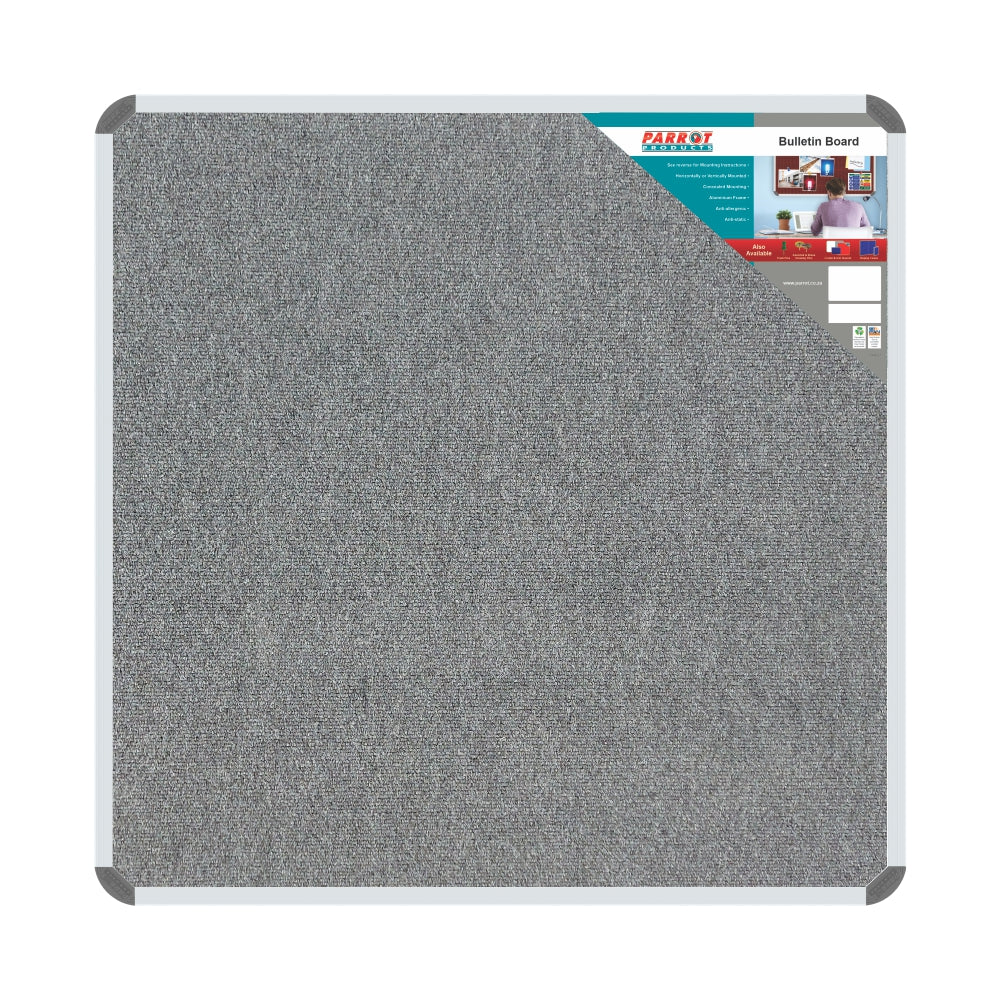 BULLETIN BOARD RIBBED ALUM FRAME 900*900MM LAUREL Aluminium Frame