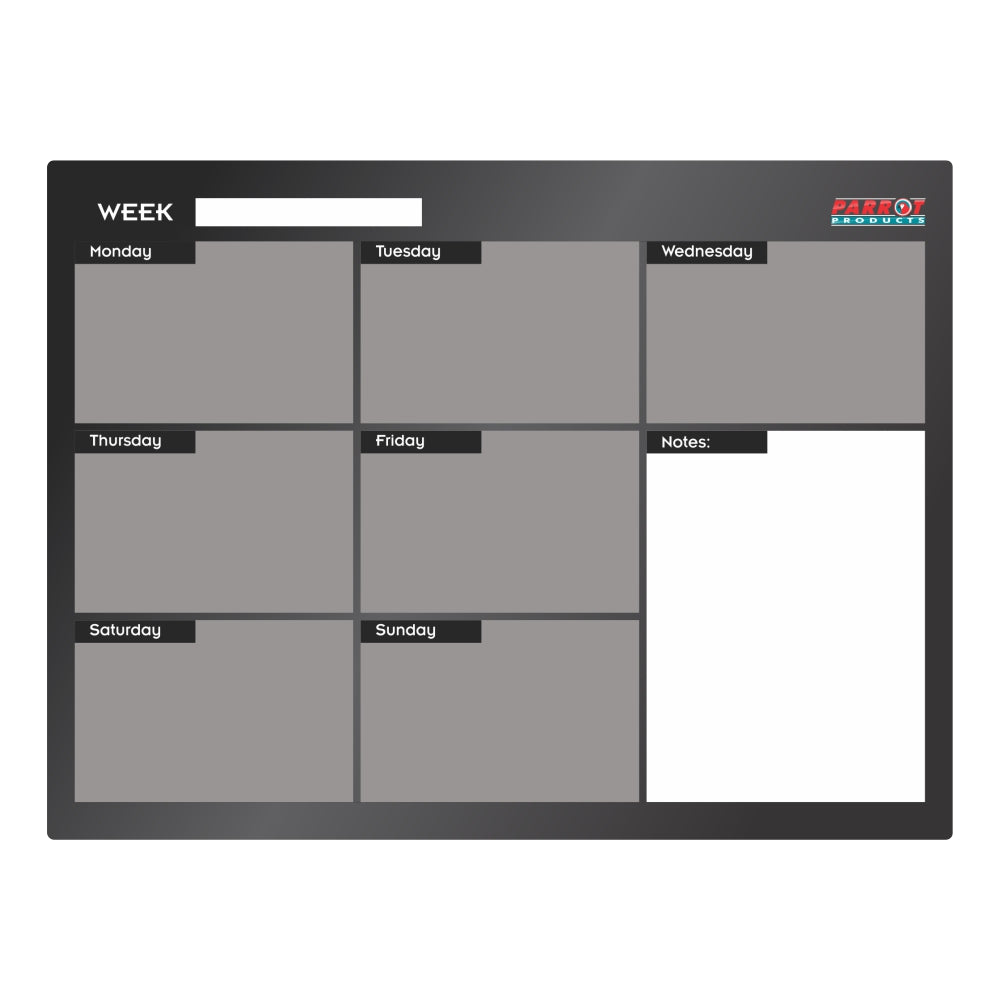 Cast Acrylic Weekly Planner (Cast Acrylic - 600 x 450mm)