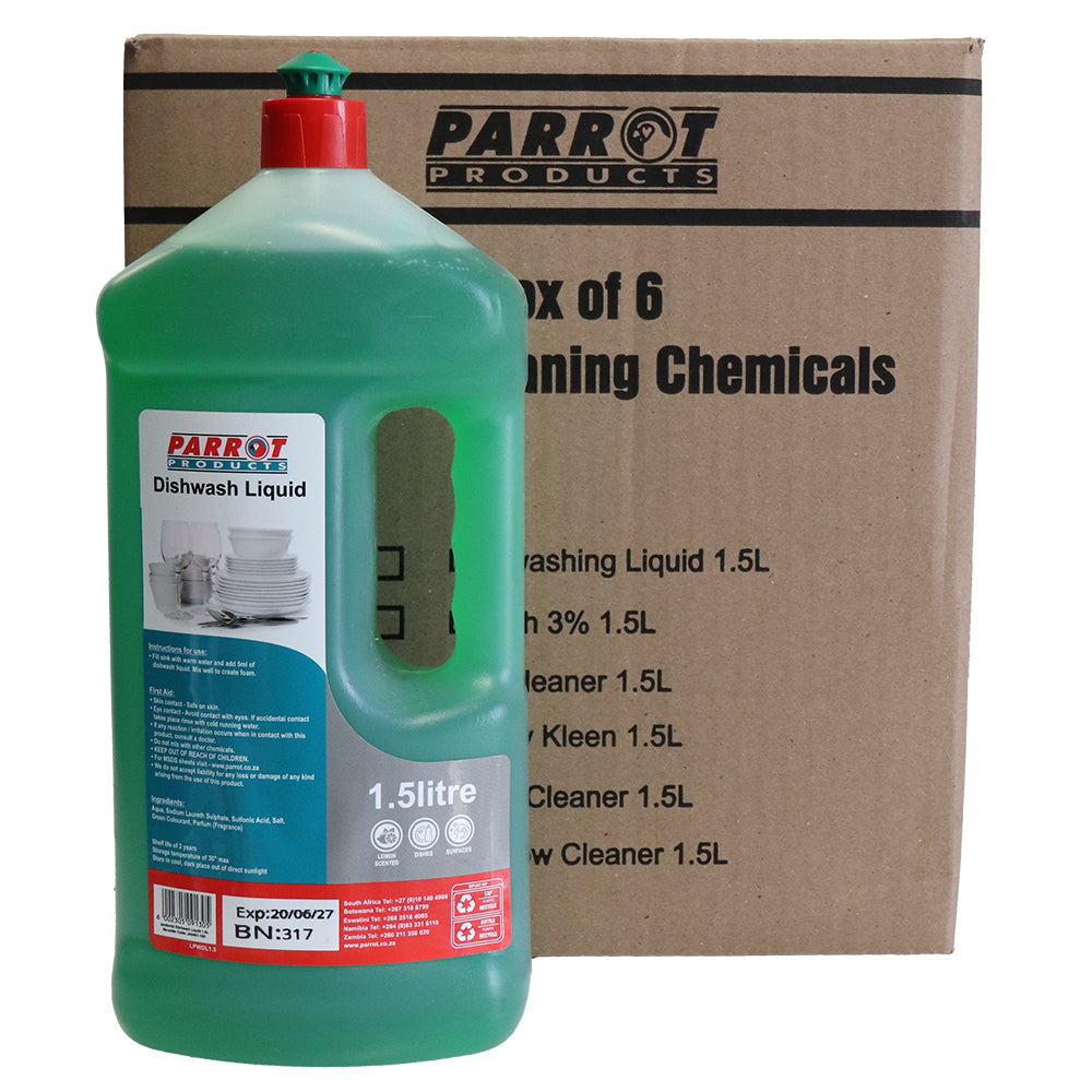 DISHWASH LIQUID 1.5L BOX OF 6