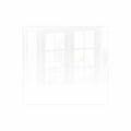 Decorative Glass Wall Tile (598 X 650 X 6mm) White RAL9010