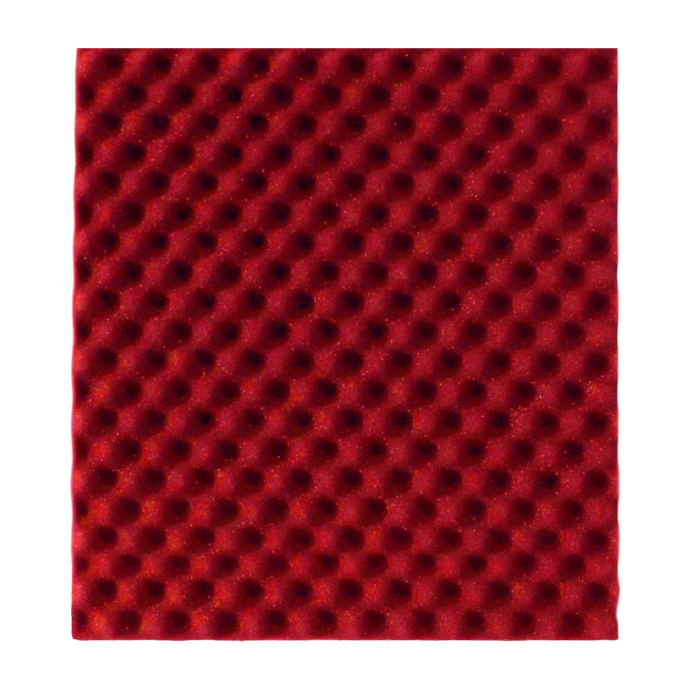 Acoustic Panel Convoluted 500mm x 500mm Red 500mm Acoustic Panel - Parrot at JATA KZN Durban
