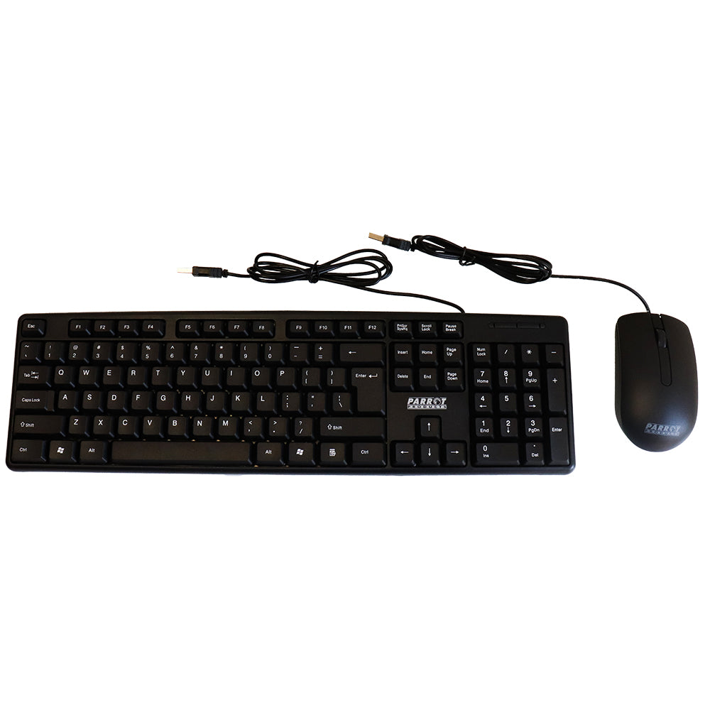 Wired keyboard and mouse combo Office Supply - Parrot at JATA KZN Durban