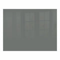 DECORATIVE GLASS WALL TILE 898MM X 700MM MOUSE GREY