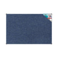 BULLETIN BOARD RIBBED ALUM FRAME 1800*1200MM DENIM Aluminium Frame