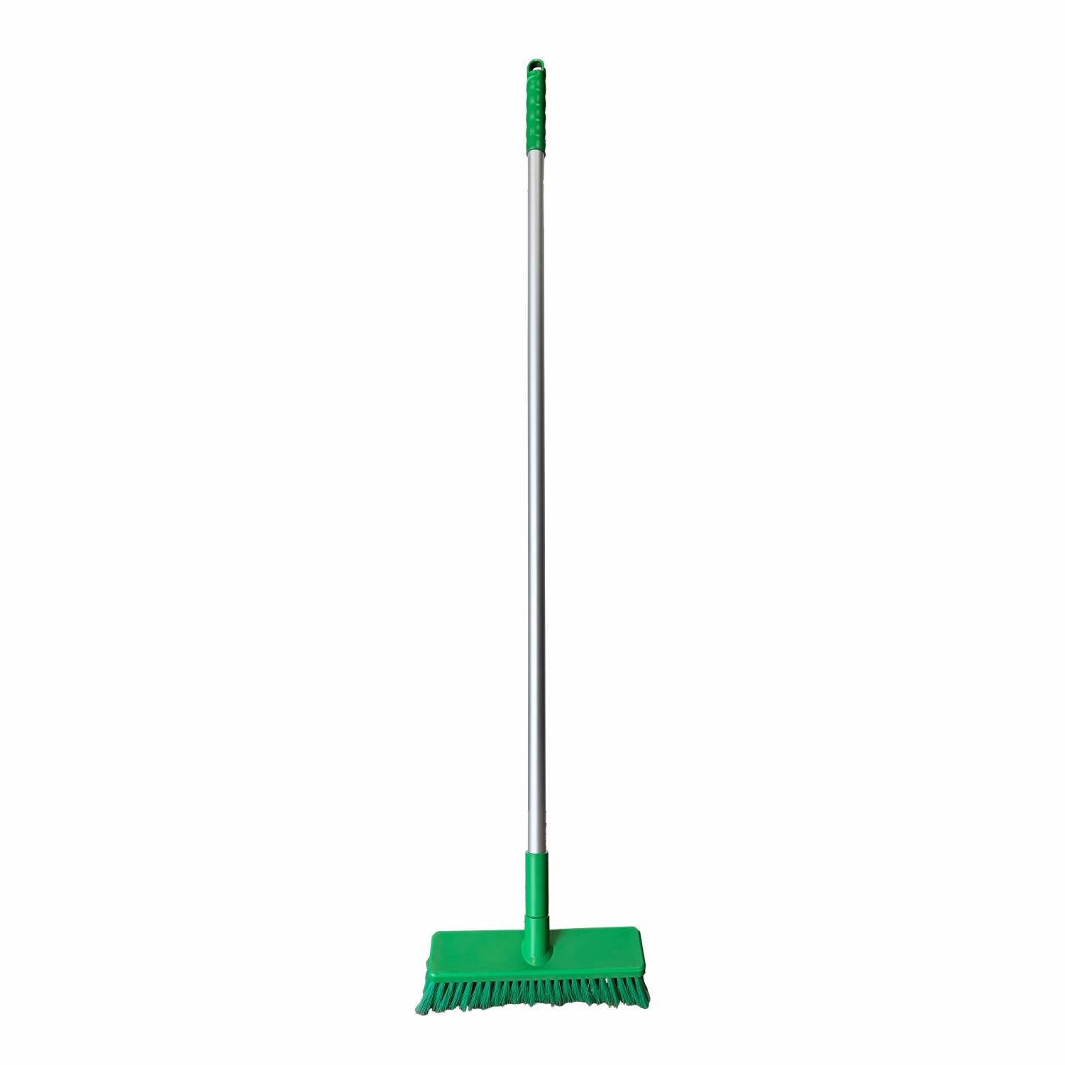 HACCP Soft Bristle Broom  Green Commercial Cleaning Broom