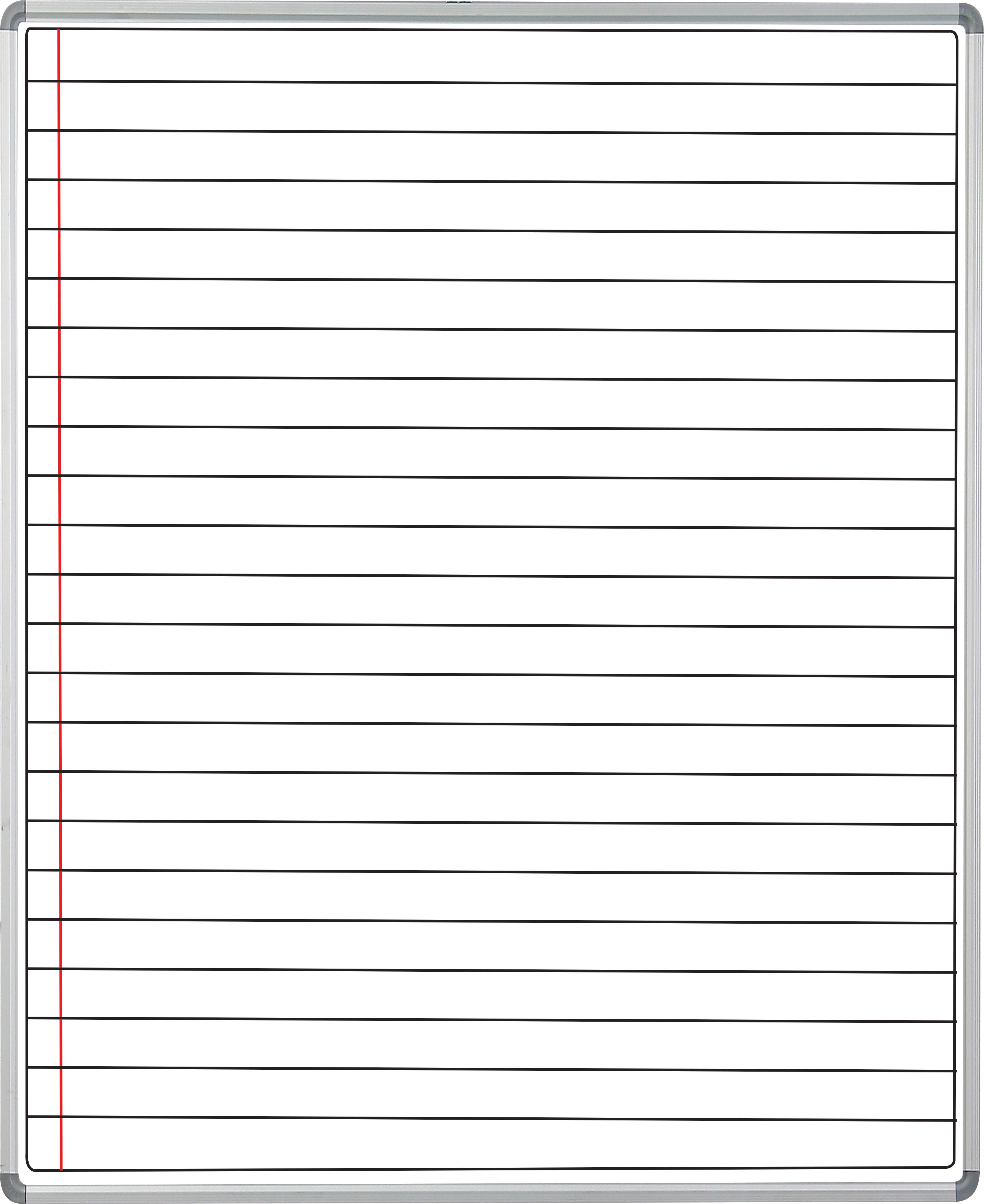 Educational Board Magnetic Whiteboard (1220*920 - White Lines - Side Panel - Option A)