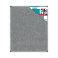 Bulletin Board Ribbed Aluminium Frame (1200x1000mm - Laurel)